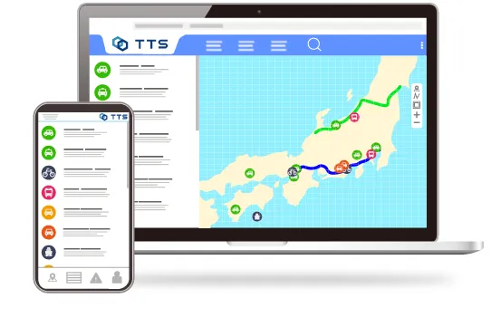 クラウド型プラットフォームのデバイス表示